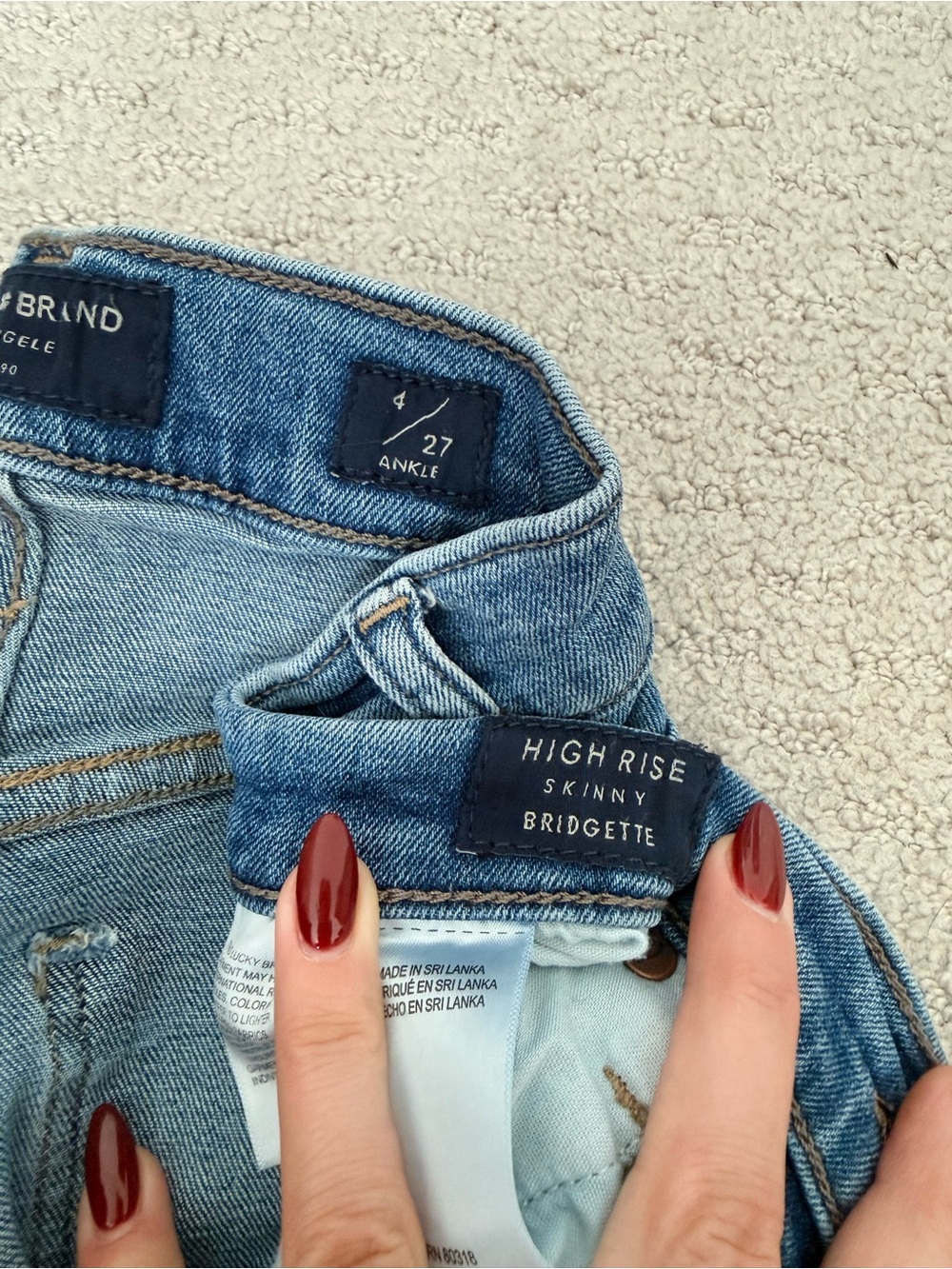 Lucky Brand, size 27. 5 pairs of Light to Dark Washes! - Picture 5 of 16